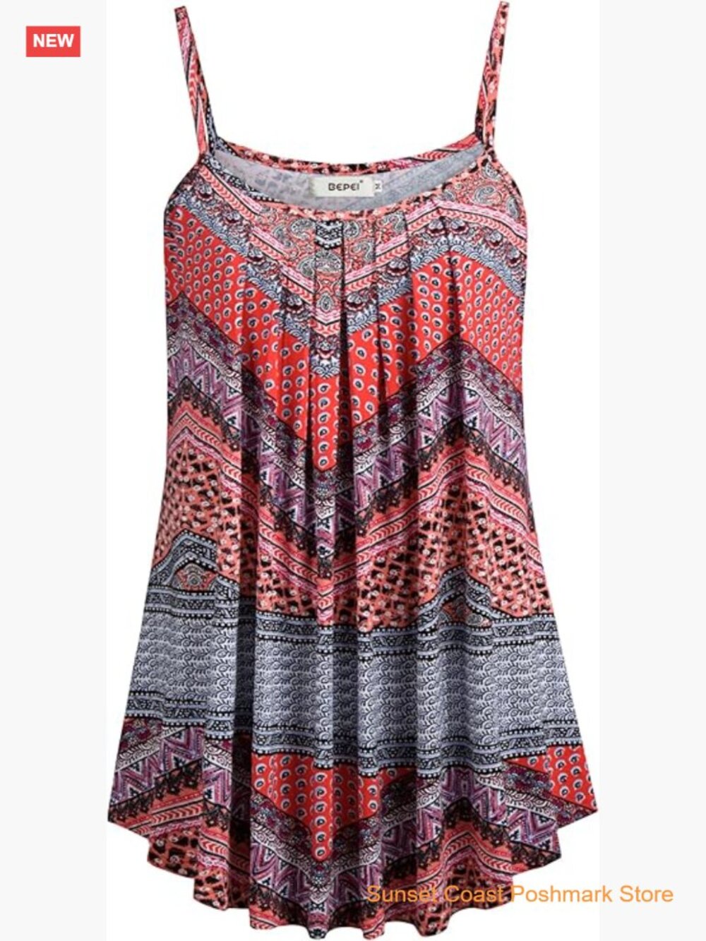 Loose Casual Flowy Sleeveless Camisole Tank Top